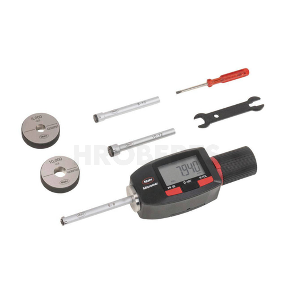 Mahr 4191340 - 44 EWRi Digital Bore gauge, 3-Point Contact, Range  6-12mm / 0.25-0.4725", Resolution 0.001mm / 0.00005" with Intergrated Wireless