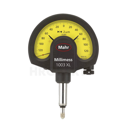 Mahr 4334001 Millimess 1003 XL Dial Comparator, Graduation 0.002mm, Range ± 130 µm, Scale 0-50-0