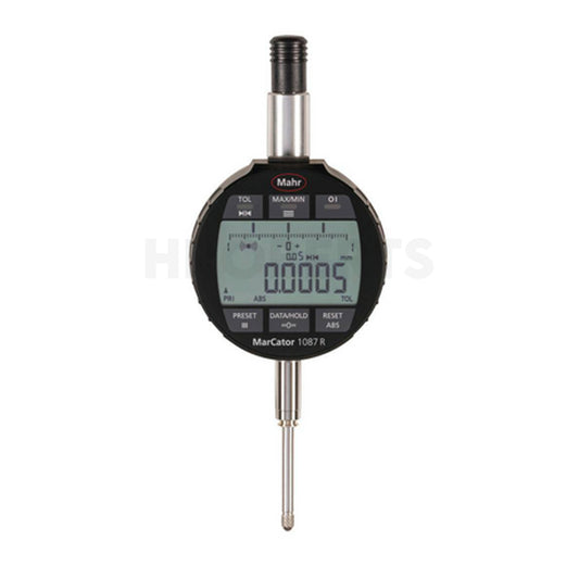Mahr 4337821 MarCator 1087 Ri Digimatic Digital Indicator, Range 1" / 25mm, Resolution 0.00002" / 0.0005mm, MIN-MAX Functions