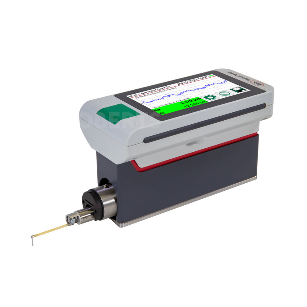Mahr 6910290 MarSurf M 410 - 2μm Portable Surface Roughness Tester, Imperial / Metric, Measuring Range 26mm, Radius 2μm