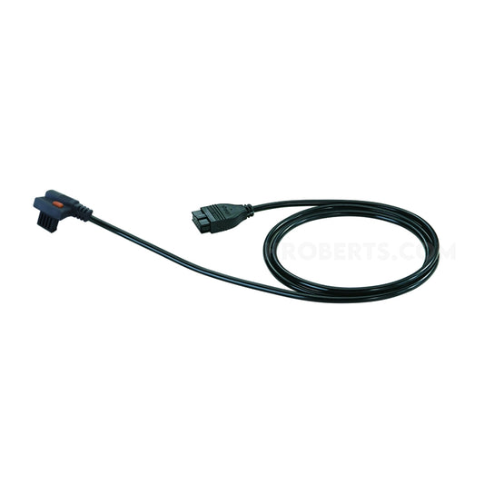 Mitutoyo 04AZB512 Digimatic Signal Cable L-type with Data Pushbutton e.g. for Digimatic Interchangeable Anvil Micrometer, Length 1 Metre