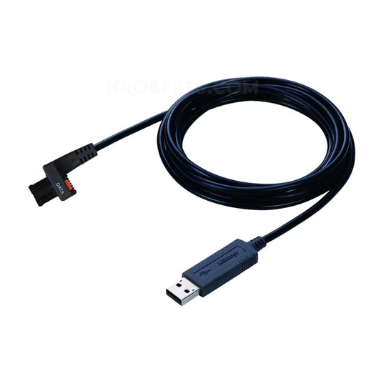 Mitutoyo 06AFM380C USB Input Tool Direct Cable Straight with Data Pushbutton e.g. for Standard ABSOLUTE Digimatic Caliper, Length 2 Metre