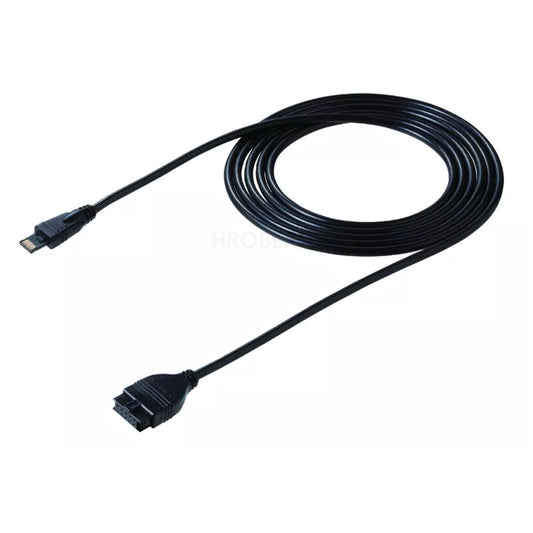 Mitutoyo 06AGL021 Digimatic Signal Cable Straight Mounting with Data Pushbutton, Length 2 Meter