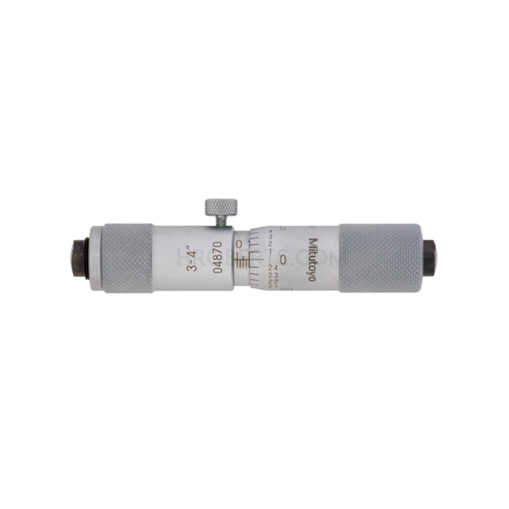 Mitutoyo 133-224 Tubular Inside Micrometer, Range 3-4", Graduation 0.001"