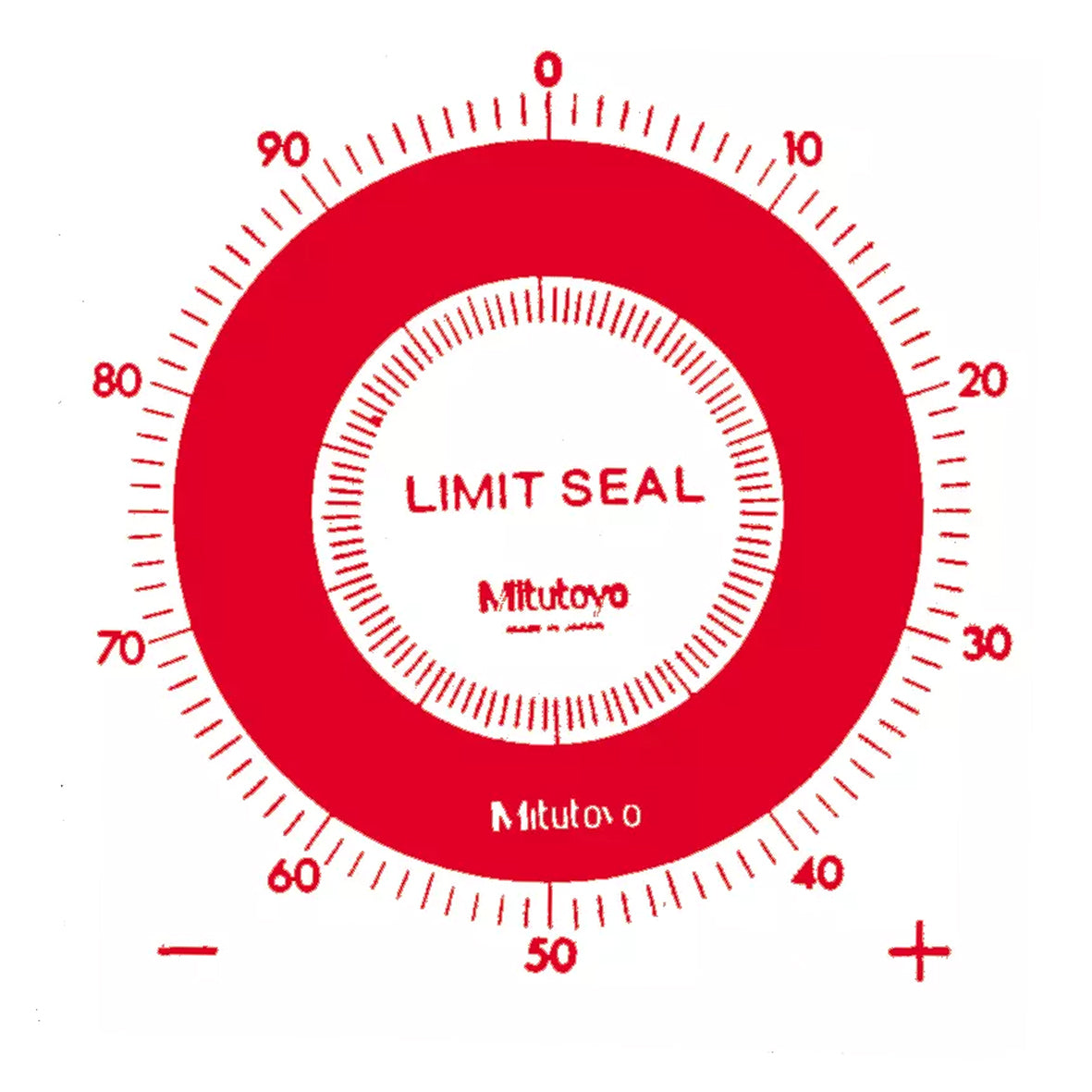 Manometer Limit Stickers Mitutoyo 136420 Limit Stickers Red ( 10 Sheets ) – H Roberts & Sons