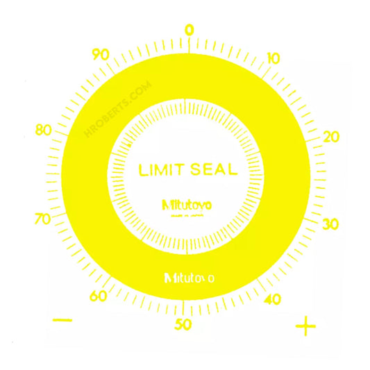 Mitutoyo 136422 Limit Stickers Yellow ( 10 Sheets )
