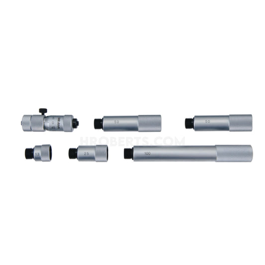 Mitutoyo 137-202 Extension Tube Inside Micrometer, Range 50-300mm, Graduation 0.01mm