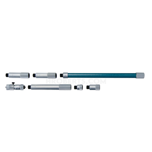 Mitutoyo 137-213 Extension Tube Inside Micrometer, Range 2-20", Graduation 0.001"