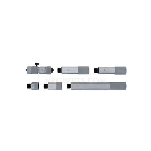 Mitutoyo 137-217 Extension Tube Inside Micrometer, Range 2-12", Graduation 0.001"