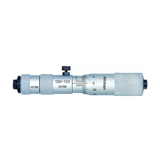 Mitutoyo 139-001 Long Range Extension Tube Inside Micrometer, Range 100-125mm, Graduation 0.01mm