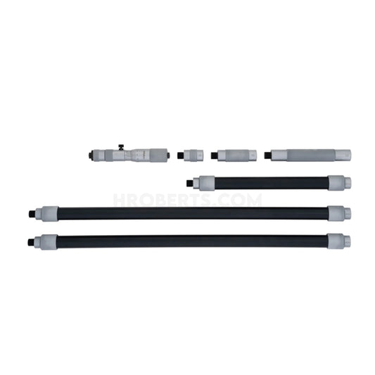 Mitutoyo 139-175 Long Range Extension Tube Inside Micrometer, Range 100-1300mm, Graduation 0.01mm