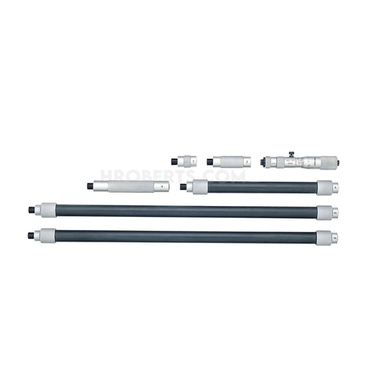 Mitutoyo 139-180 Long Range Extension Tube Inside Micrometer, Range 4-52", Graduation 0.001"