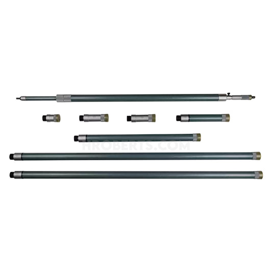Mitutoyo 140-159 Long Range Extension Tube Inside Micrometer, Range 1000-4000mm, Graduation 0.01mm