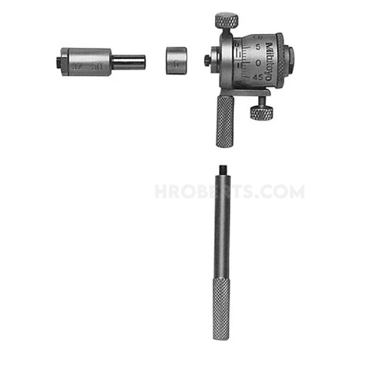 Mitutoyo 141-101 Interchangeable Rod Inside Micrometer, Range 25-50mm, Graduation 0.01mm