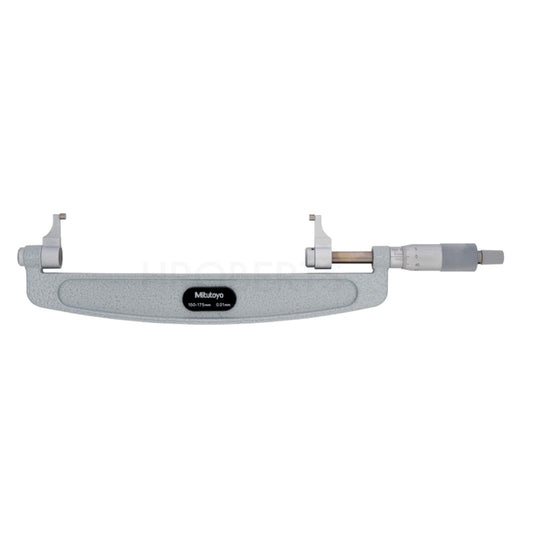 Mitutoyo 143-107 Caliper Jaw Type Micrometer, Range 150-175mm, Graduation 0.01mm