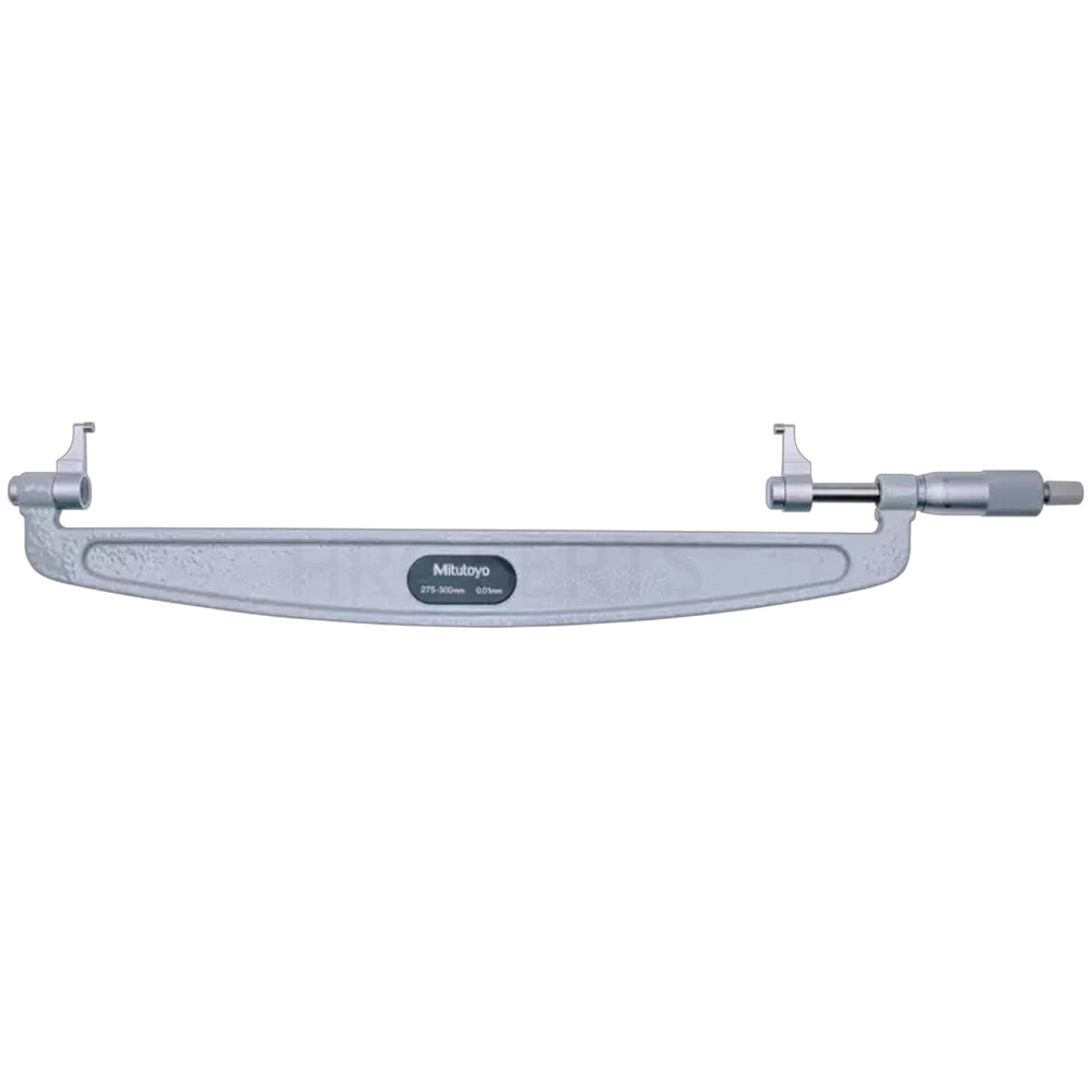 Mitutoyo 143-112 Caliper Jaw Type Micrometer, Range 275-300mm, Graduation 0.01mm