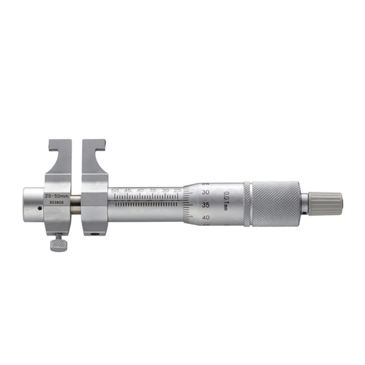 Mitutoyo 145-186 Caliper Jaw Inside Micrometer, Range 25-50mm, Graduation 0.01mm