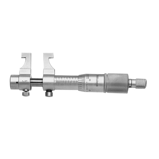 Mitutoyo 145-194 Caliper Jaw Inside Micrometerr, Range 1-2", Graduation 0.001"