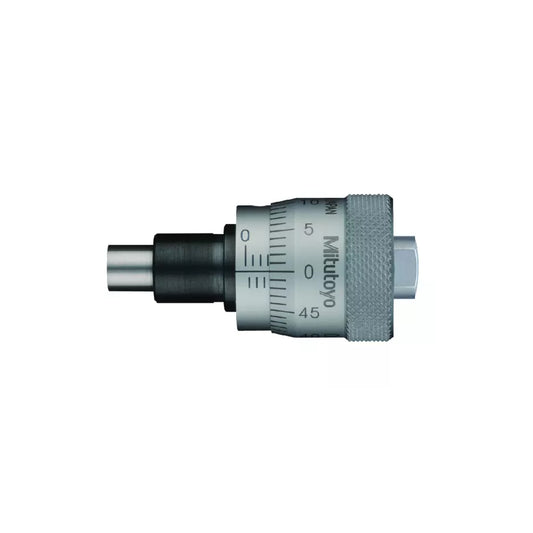 Mitutoyo 148-303 Short Body Micrometer Head, Range 0-6.5mm, Graduation 0.01mm