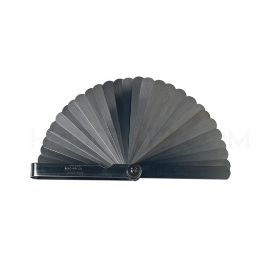 Mitutoyo 184-313S Feeler Gauge Set, 0.05-1mm, 28 Leaves, 100mm Blade