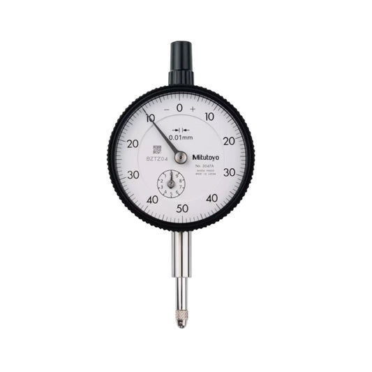 Mitutoyo 2047A Dial Indicator, Graduation 0.01mm, Range 10mm, Scale 0-50-0, Bezel Diameter 57mm