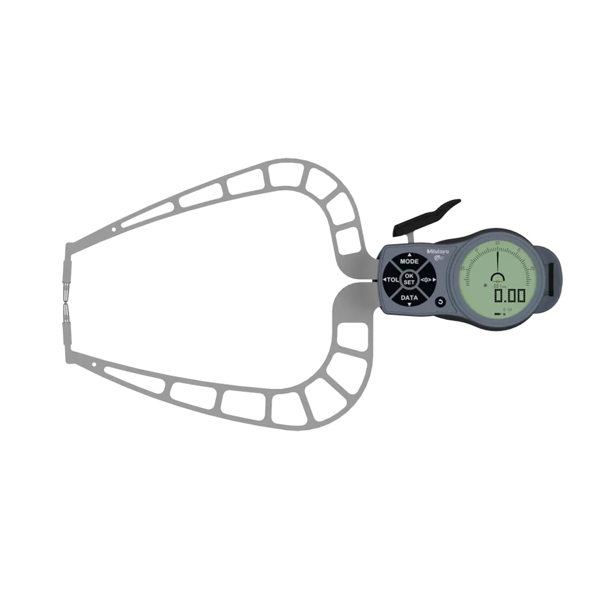 Mitutoyo 209-954 Digimatic Digital Outside Caliper Gauge, Range 0-50mm, Resolution 0.001mm, 0.002mm, 0.005mm,0.01mm, 0.02mm, 0.05mm
