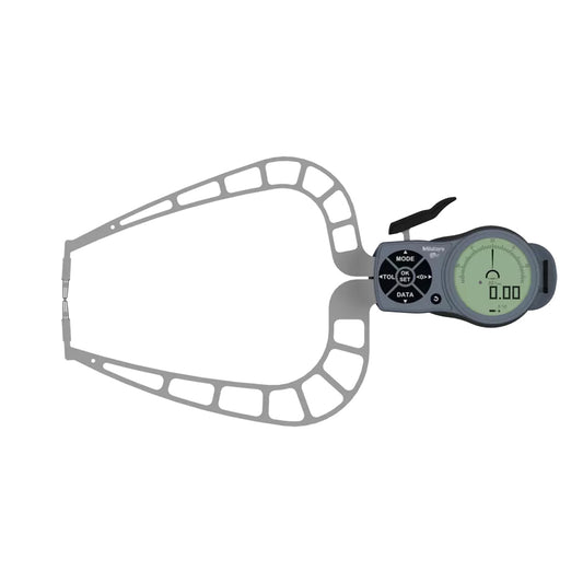 Mitutoyo 209-954 Digimatic Digital Outside Caliper Gauge, Range 0-50mm, Resolution 0.001mm, 0.002mm, 0.005mm,0.01mm, 0.02mm, 0.05mm
