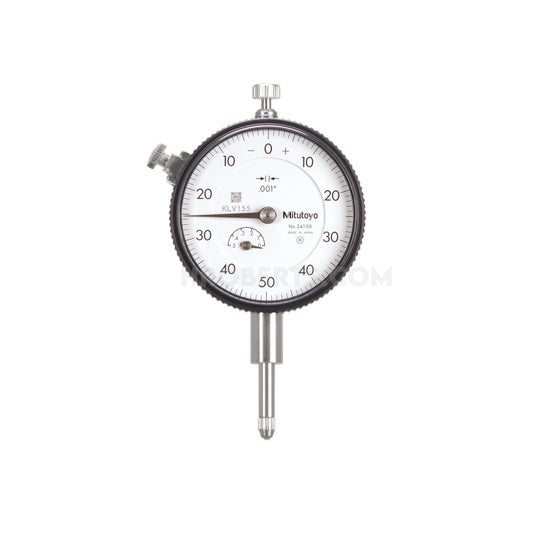 Mitutoyo 2415A Dial Indicator, Graduation 0.001", Range 0.5", Scale 0-50-0, Bezel Diameter 2.24"