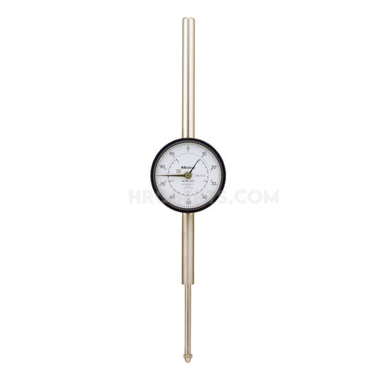 Mitutoyo 2424A-19 Dial Indicator, Graduation 0.001", Range 2.0", Scale 0-100, Bezel Diameter 2.24"