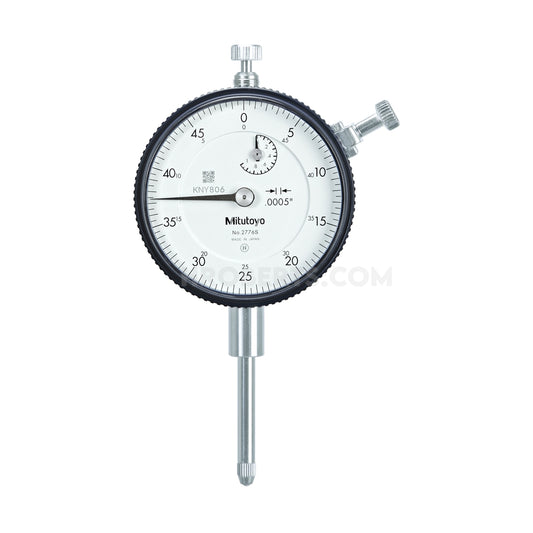Mitutoyo 2776A Dial Indicator, Graduation 0.0005", Range 1.0", Scale 0-50, Bezel Diameter 2.24"