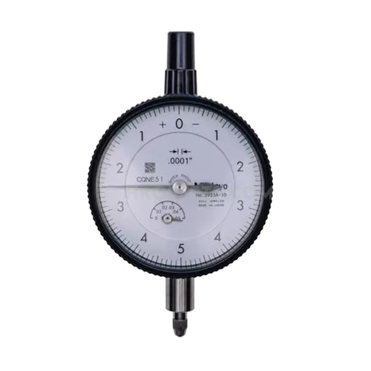 Mitutoyo 2923A-10 Dial Indicator, Graduation 0.0001", Range 0.5", Scale 0-5-0, Bezel Diameter 2.24"