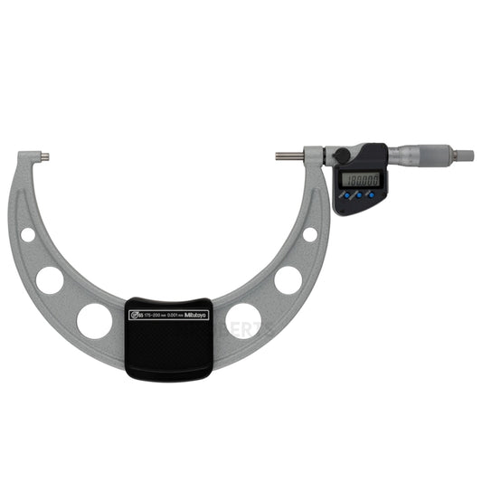 Mitutoyo 293-253-30 Digimatic Digital Micrometer (Metric Only), Range 175-200mm, Resolution 0.001mm, IP65, with SPC Data Output