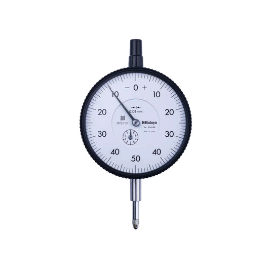 Mitutoyo 3047A Dial Indicator, Graduation 0.01mm, Range 10mm, Scale 0-50-0, Bezel Diameter 78mm