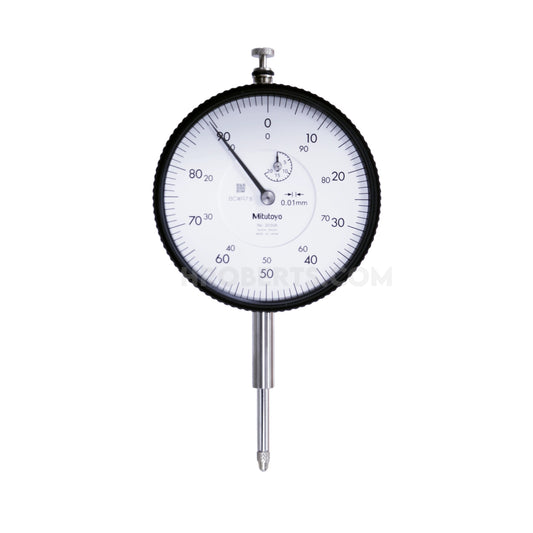 Mitutoyo 3050A Dial Indicator, Graduation 0.01mm, Range 20mm, Scale 0-100, Bezel Diameter 78mm