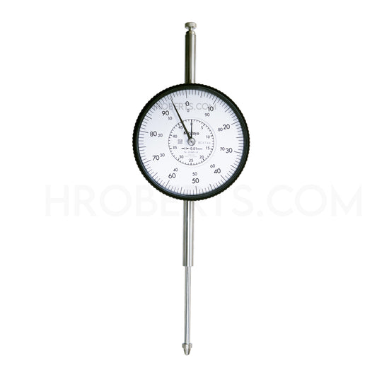 Mitutoyo 3058A-19 Dial Indicator, Graduation 0.01mm, Range 50mm, Scale 0-100, Bezel Diameter 78mm