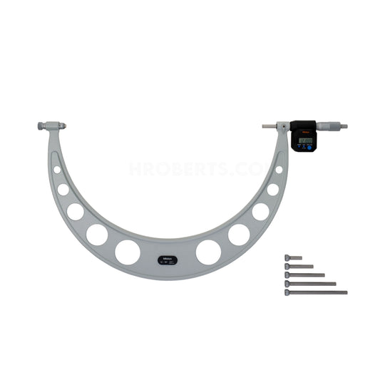 Mitutoyo 340-720 Digimatic Digital Interchangeable Anvil Micrometer, Range 12-18" /  304.8-457.2mm, Resolution 0.0001" / 0.001mm with SPC Data Output