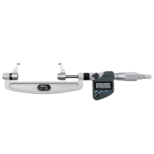 Mitutoyo 343-353-30 Digimatic Caliper Jaw Micrometer, Range 3-4" /  76.2 - 101.6mm, Resolution 0.00005" / 0.001mm with SPC Data Output