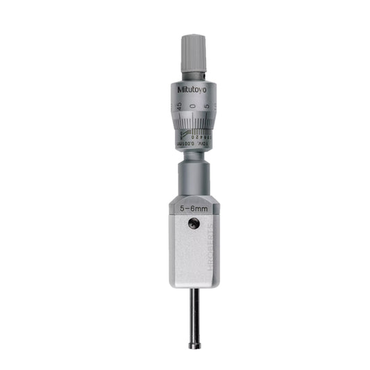 Mitutoyo 368-005 Holtest Bore Micrometer, 2-Point Contact, Range 5-6mm, Graduation 0.001mm