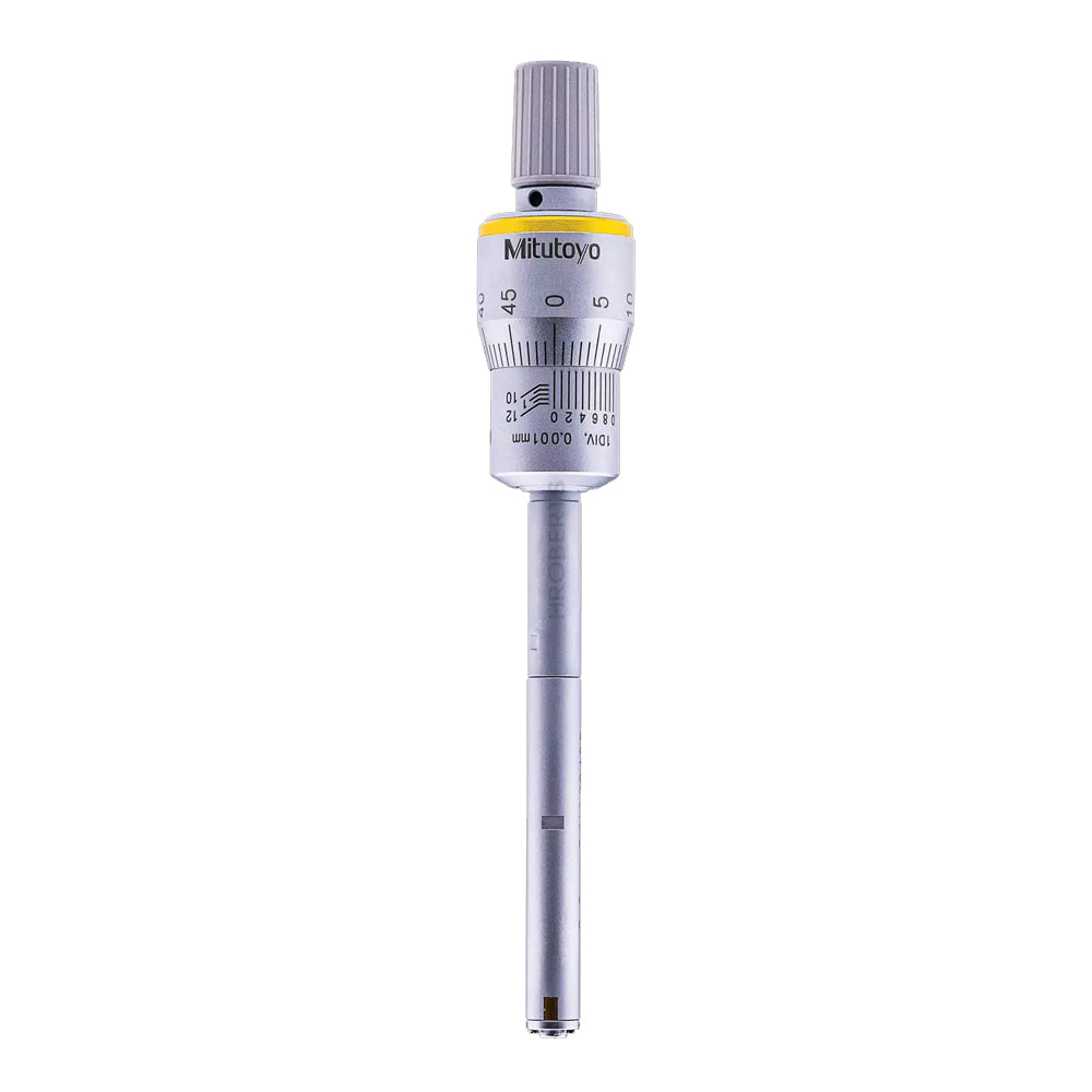 Mitutoyo 368-161 Holtest Bore Micrometer, 3-Point Contact, Range 6-8mm, Graduation 0.001mm