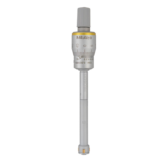 Mitutoyo 368-162 Holtest Bore Micrometer, 3-Point Contact, Range 8-10mm, Graduation 0.001mm