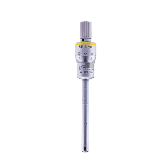 Mitutoyo 368-163 Holtest Bore Micrometer, 3-Point Contact, Range 10-12mm, Graduation 0.001mm