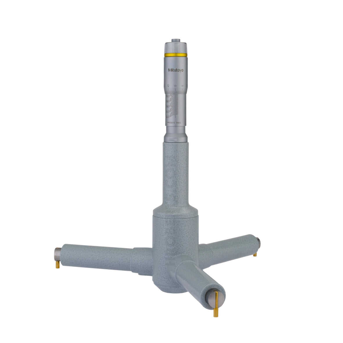 Mitutoyo 368-180 Holtest Bore Micrometer, 3-Point Contact, Range 250-275mm, Graduation 0.005mm