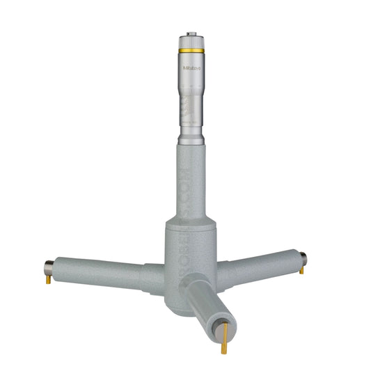 Mitutoyo 368-181 Holtest Bore Micrometer, 3-Point Contact, Range 275-300mm, Graduation 0.005mm