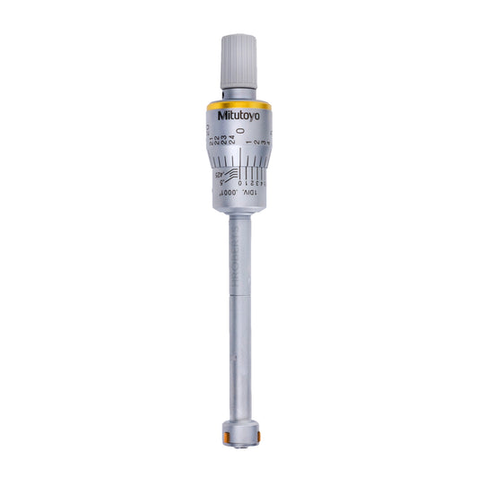 Mitutoyo 368-263 Holtest Bore Micrometer, 3-Point Contact, Range 0.425-0.5", Graduation 0.0001"