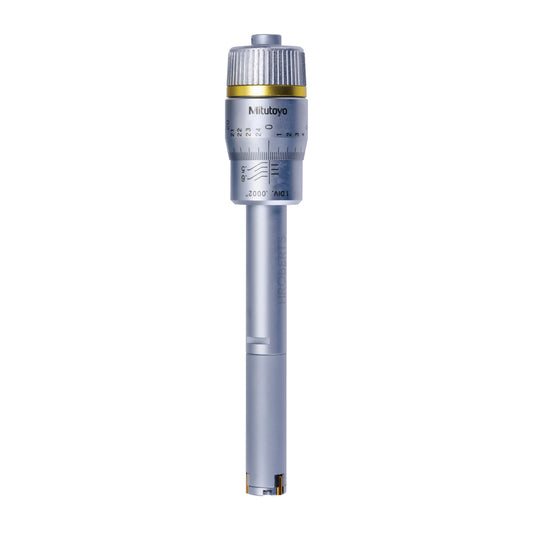 Mitutoyo 368-264 Holtest Bore Micrometer, 3-Point Contact, Range 0.5-0.65", Graduation 0.0002"