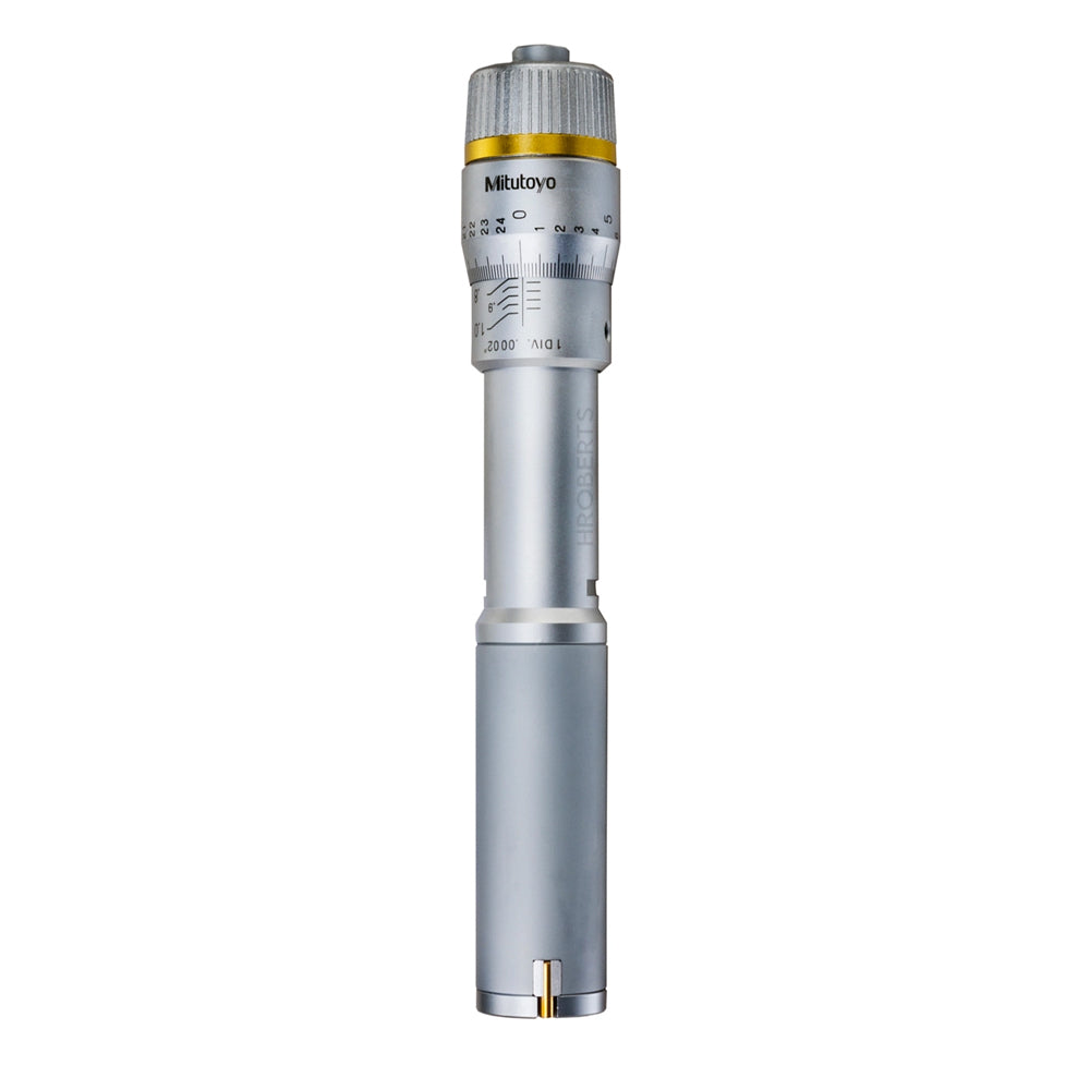 Mitutoyo 368-266 Holtest Bore Micrometer, 3-Point Contact, Range 0.8-1", Graduation 0.0002"