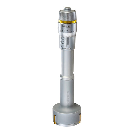Mitutoyo 368-269 Holtest Bore Micrometer, 3-Point Contact, Range 1.6-2", Graduation 0.0002"