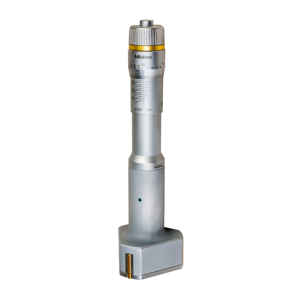 Mitutoyo 368-270 Holtest Bore Micrometer, 3-Point Contact, Range 2-2.5", Graduation 0.0002"