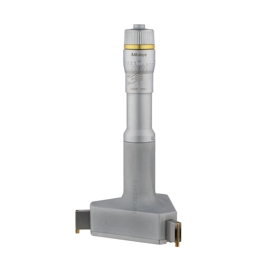 Mitutoyo 368-273 Holtest Bore Micrometer, 3-Point Contact, Range 3.5-4", Graduation 0.0002"