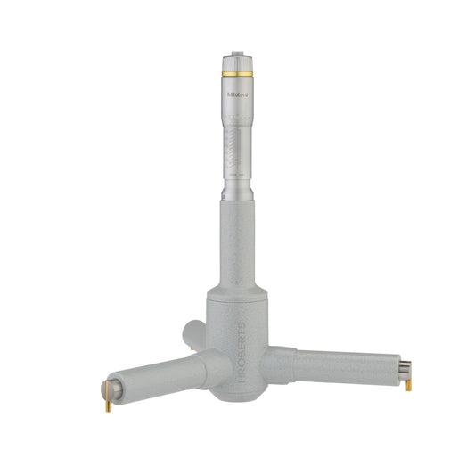 Mitutoyo 368-280 Holtest Bore Micrometer, 3-Point Contact, Range 10-11", Graduation 0.0002"